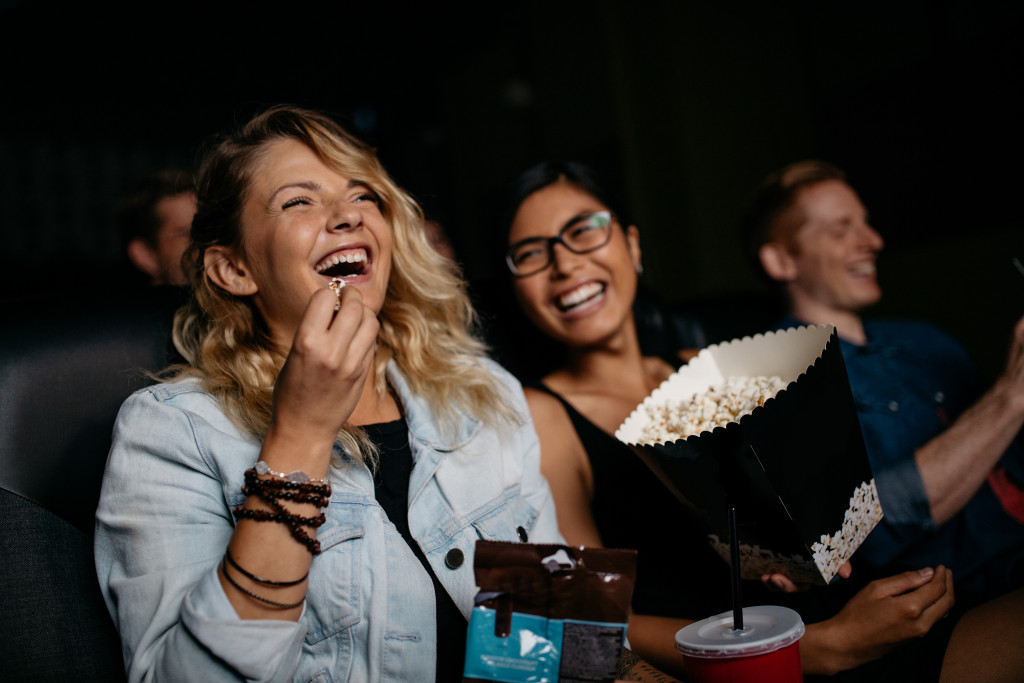 friends laughing together