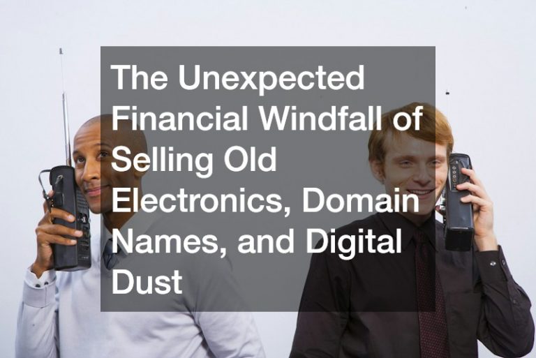The Unexpected Financial Windfall of Selling Old Electronics, Domain Names, and Digital Dust